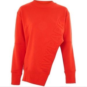 Ivy Park Red Asymmetrical Sweatshirt